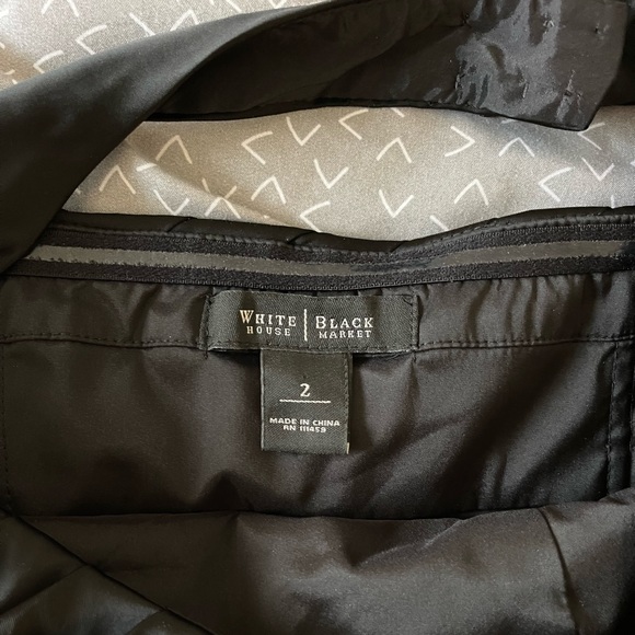 White House Black Market Black Satin Halter Dress | Women’s Size 2 - Picture 6 of 6